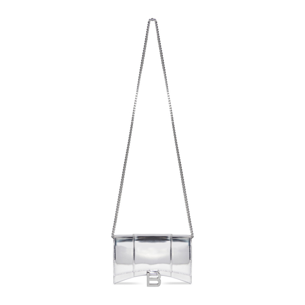 HOURGLASS WALLET ON CHAIN MIRROR EFFECT HOURGLASS WALLET ON CHAIN MIRROR EFFECT