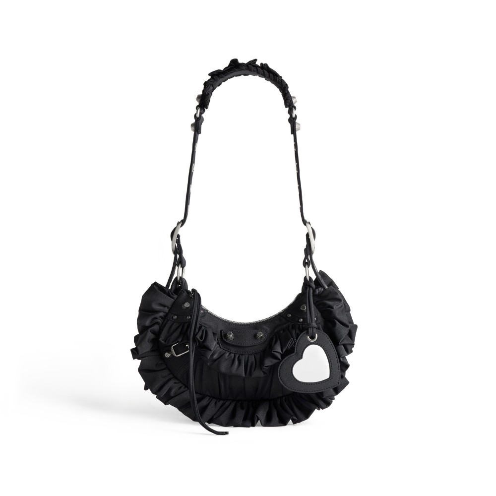 LE CAGOLE XS SHOULDER BAG WITH RUFFLES LE CAGOLE XS SHOULDER BAG WITH RUFFLES