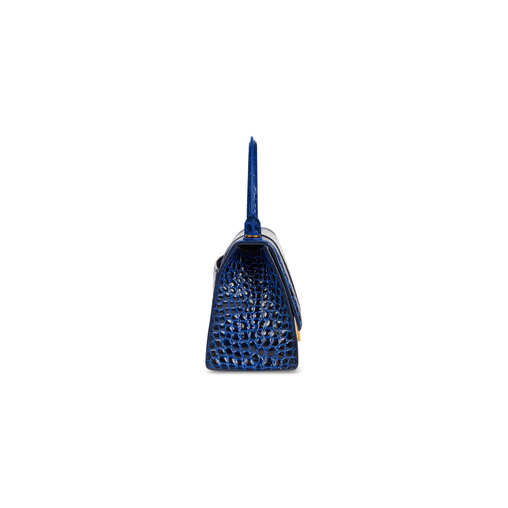 HOURGLASS SMALL HANDBAG CROCODILE EMBOSSED HOURGLASS SMALL HANDBAG CROCODILE EMBOSSED