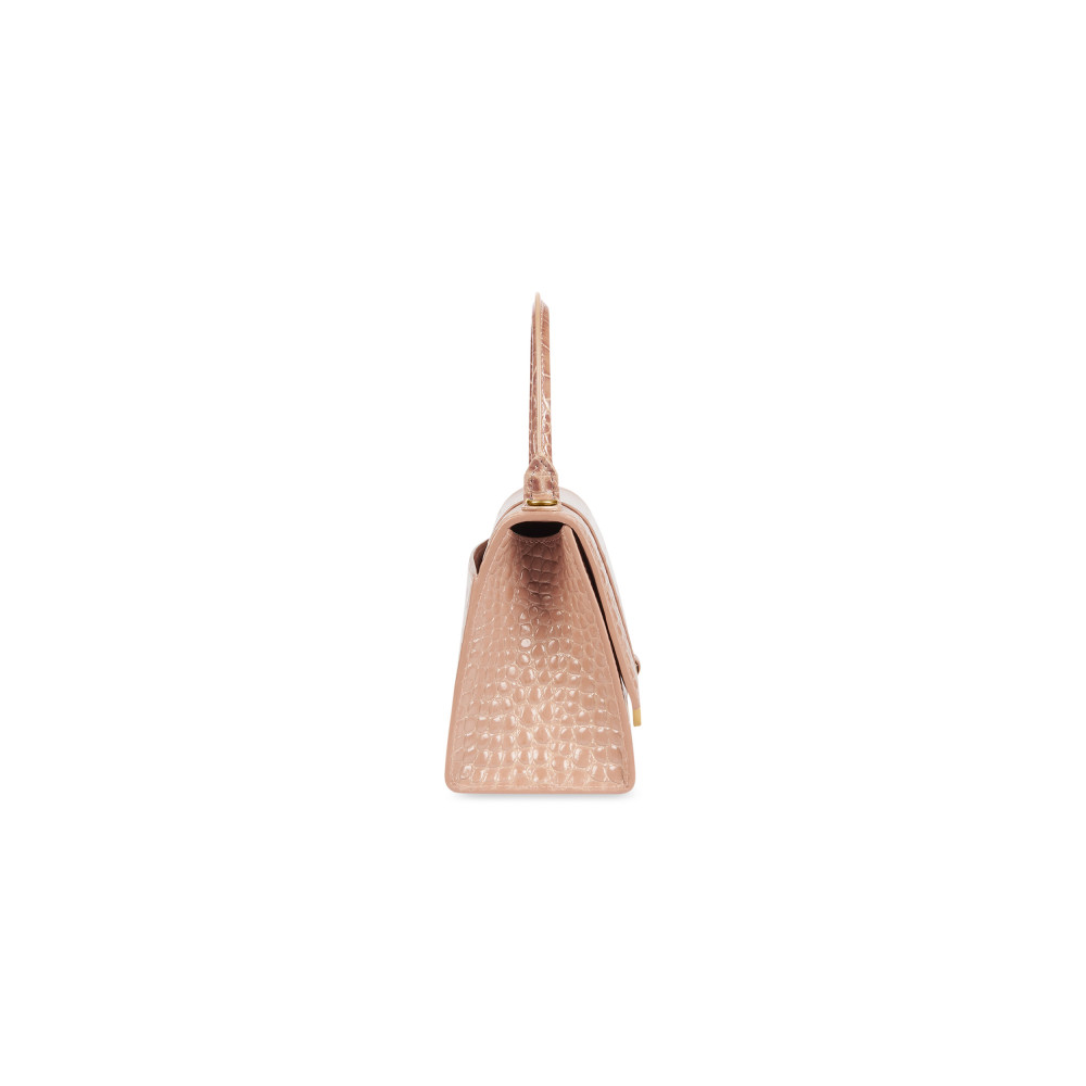 HOURGLASS SMALL HANDBAG CROCODILE EMBOSSED HOURGLASS SMALL HANDBAG CROCODILE EMBOSSED