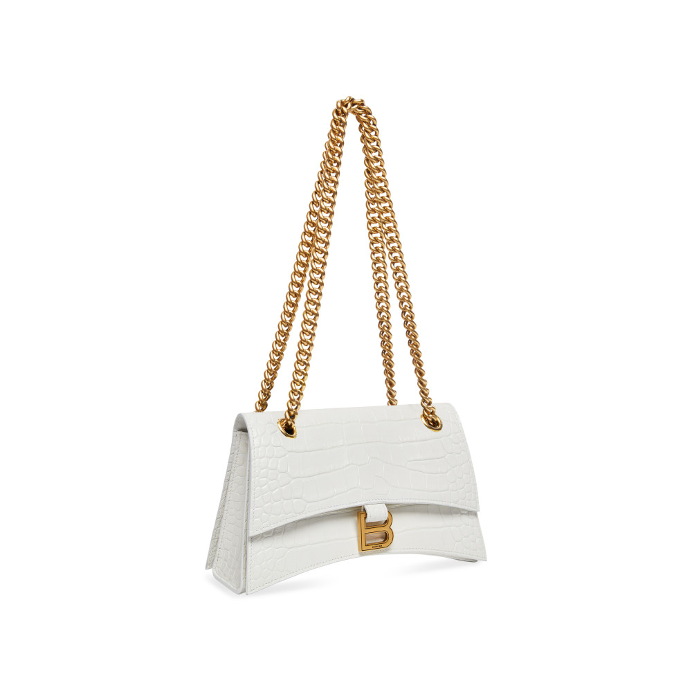 CRUSH SMALL CHAIN BAG CROCODILE EMBOSSED CRUSH SMALL CHAIN BAG CROCODILE EMBOSSED