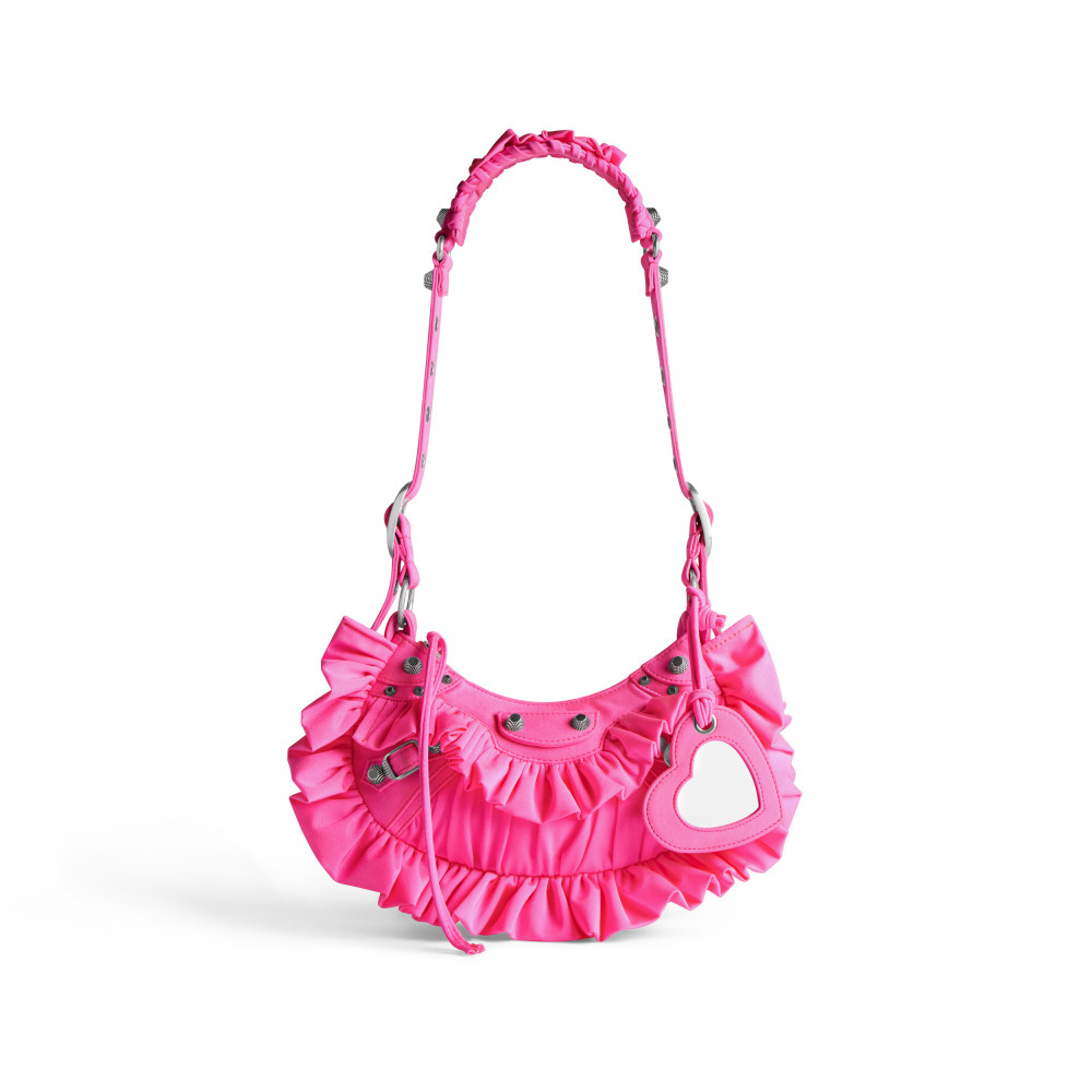 LE CAGOLE XS SHOULDER BAG WITH RUFFLES LE CAGOLE XS SHOULDER BAG WITH RUFFLES