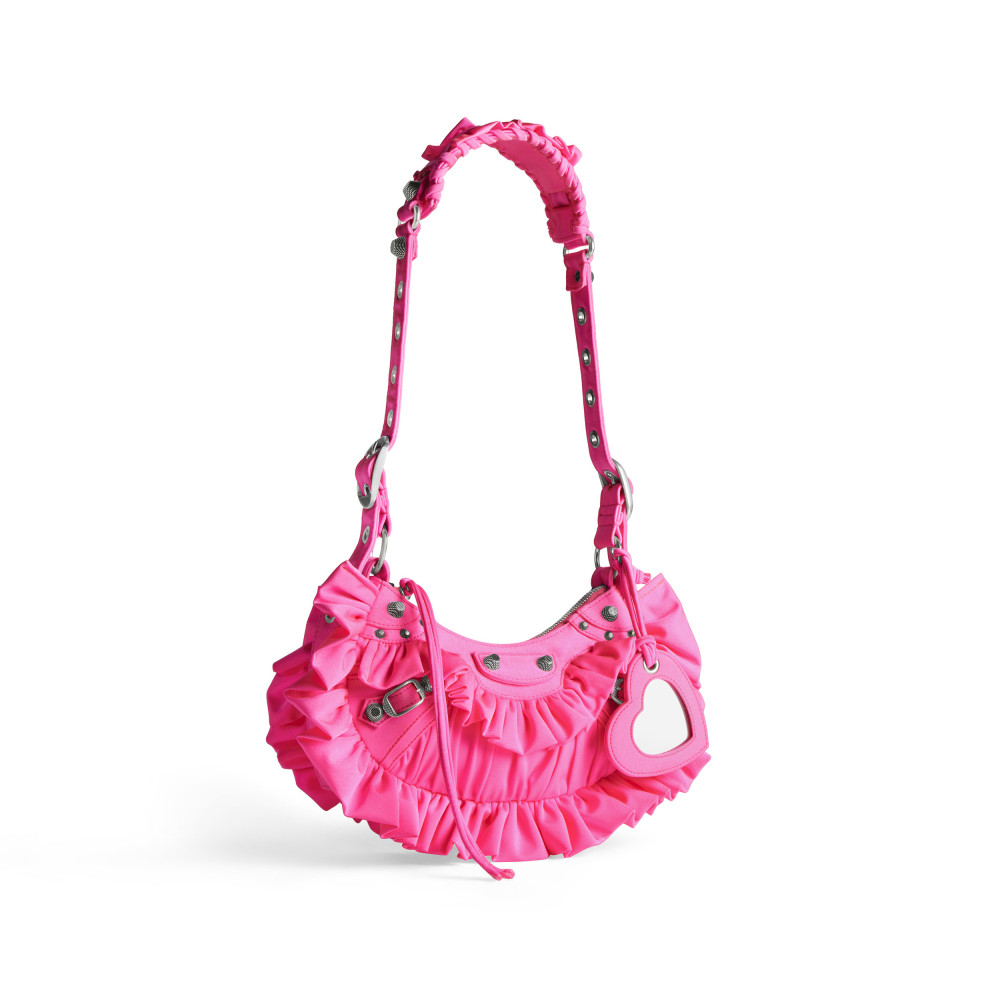 LE CAGOLE XS SHOULDER BAG WITH RUFFLES LE CAGOLE XS SHOULDER BAG WITH RUFFLES