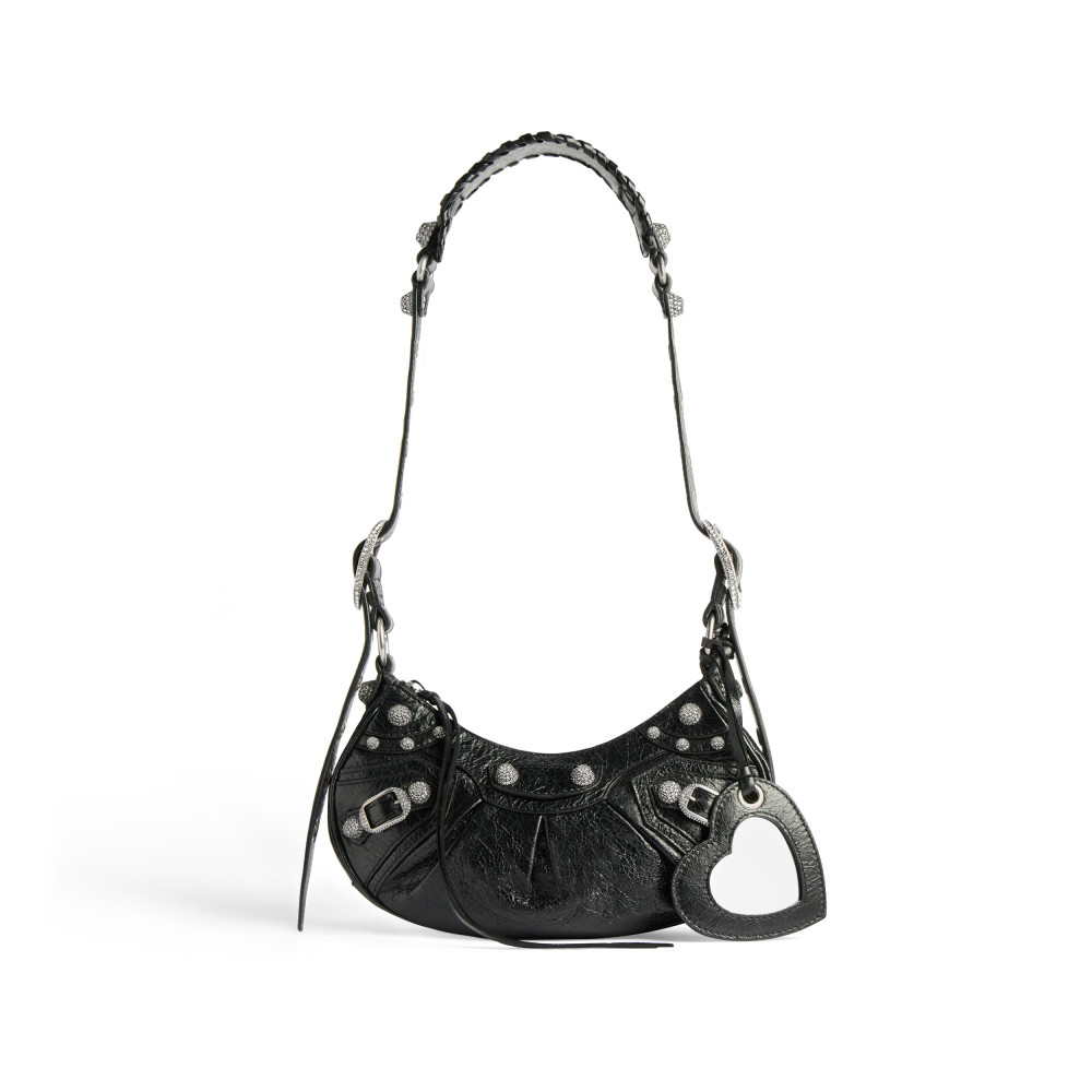LE CAGOLE XS SHOULDER BAG WITH RHINESTONES LE CAGOLE XS SHOULDER BAG WITH RHINESTONES