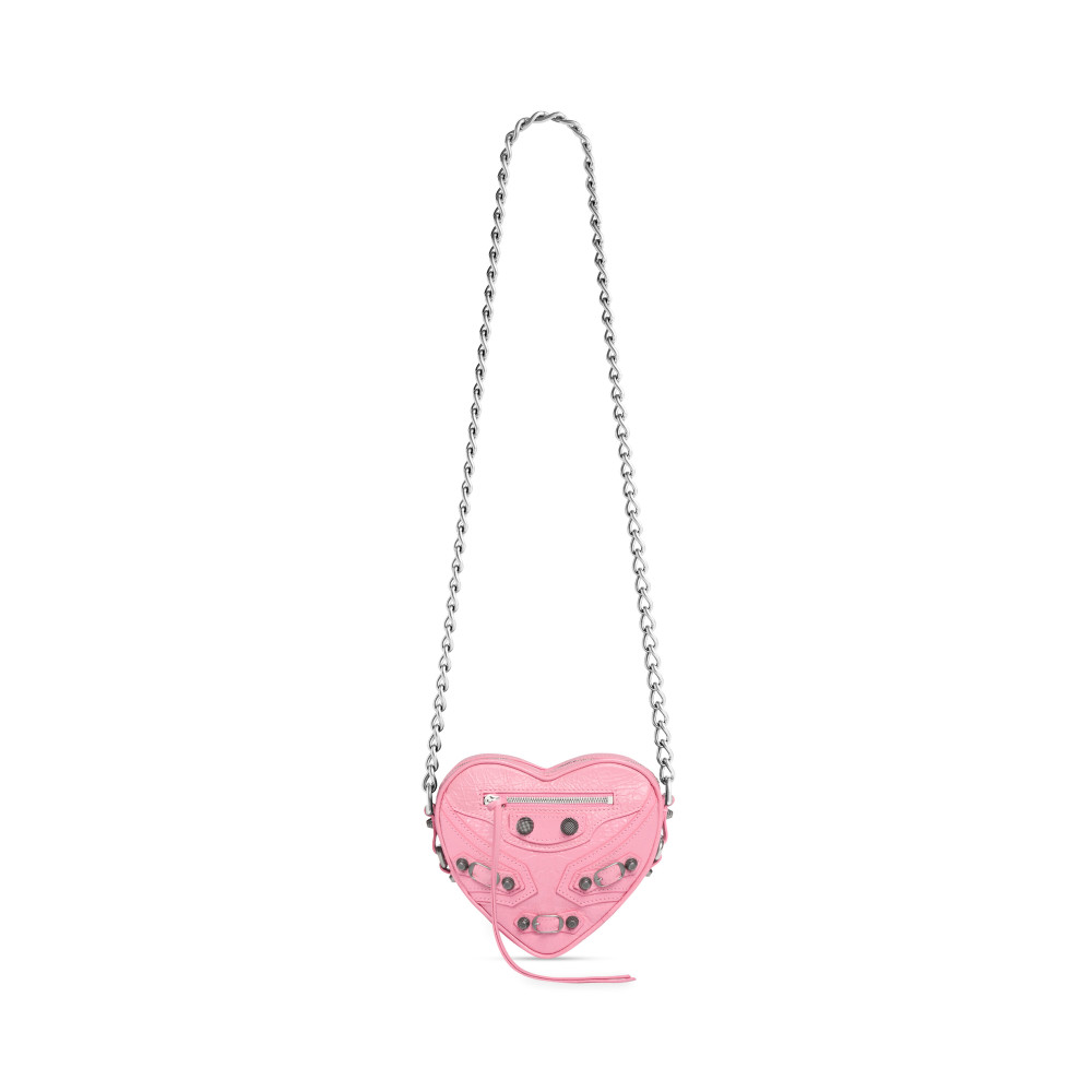 LE CAGOLE HEART MINI BAG METALLIZED LE CAGOLE HEART MINI BAG METALLIZED
