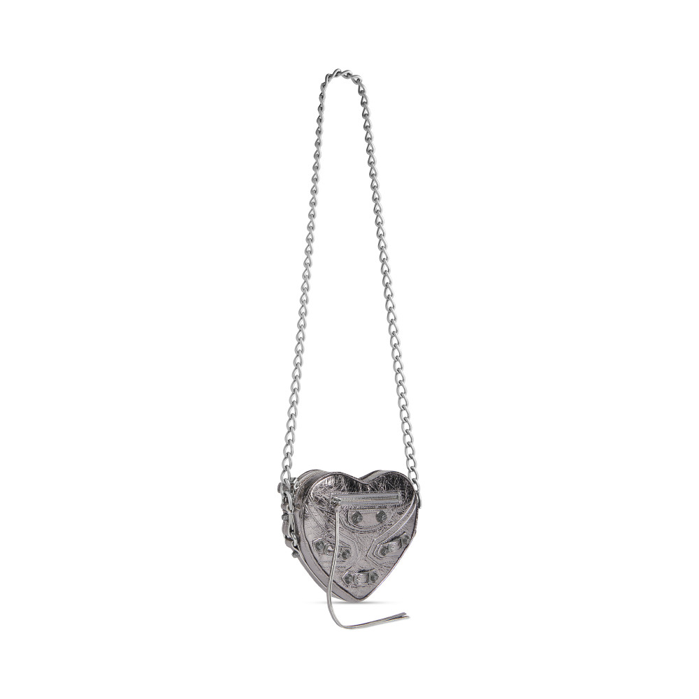 LE CAGOLE HEART MINI BAG METALLIZED LE CAGOLE HEART MINI BAG METALLIZED