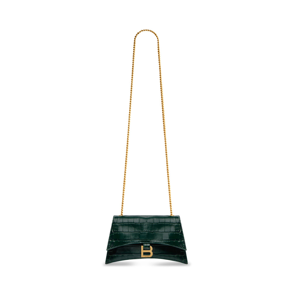 CRUSH XS CHAIN BAG CROCODILE EMBOSSED