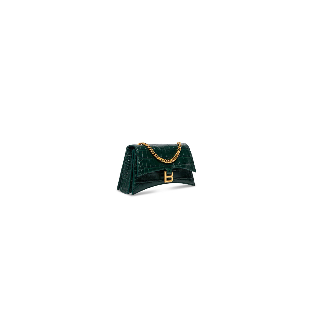 CRUSH XS CHAIN BAG CROCODILE EMBOSSED CRUSH XS CHAIN BAG CROCODILE EMBOSSED