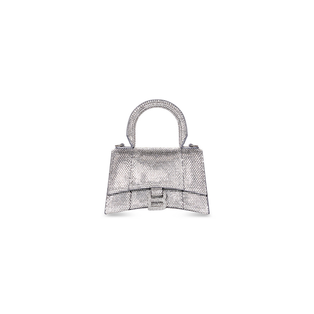 HOURGLASS XS HANDBAG WITH RHINESTONES HOURGLASS XS HANDBAG WITH RHINESTONES