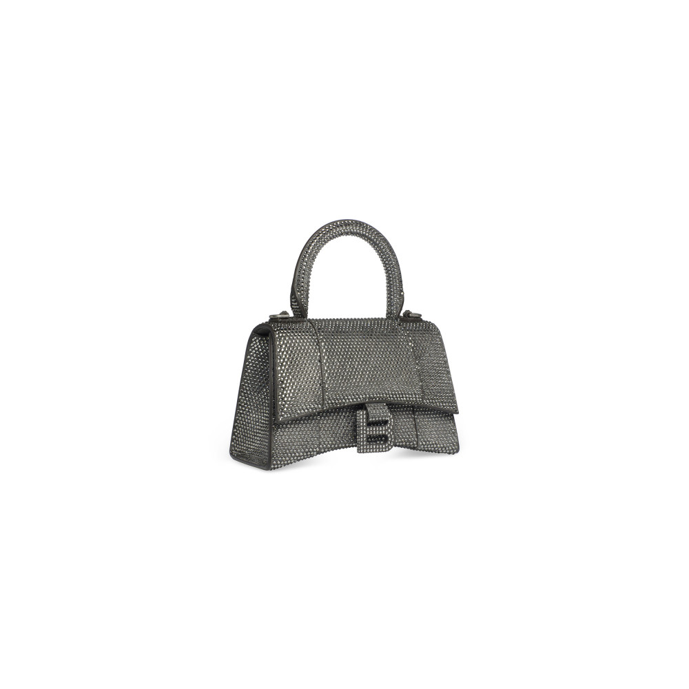 HOURGLASS XS HANDBAG WITH RHINESTONES HOURGLASS XS HANDBAG WITH RHINESTONES