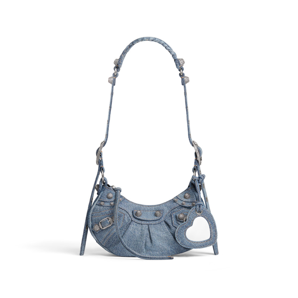 LE CAGOLE XS SHOULDER BAG DENIM LE CAGOLE XS SHOULDER BAG DENIM