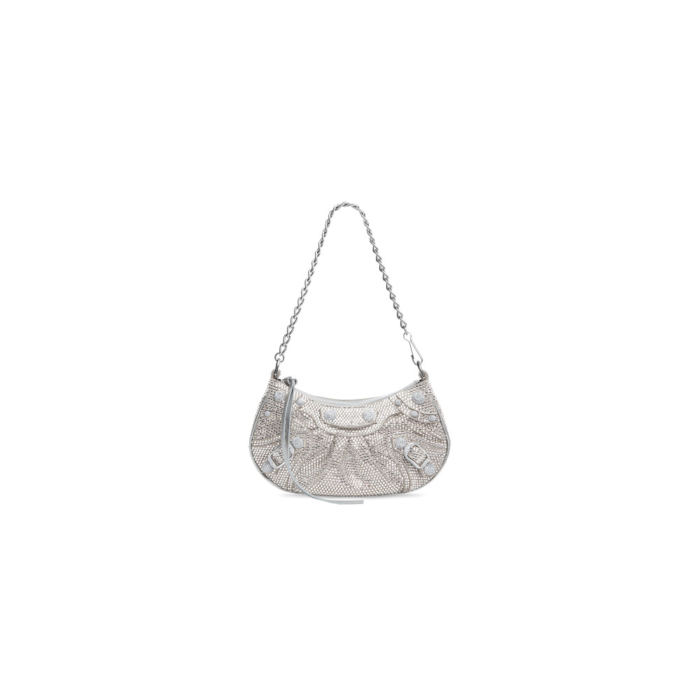 LE CAGOLE MINI BAG WITH CHAIN AND RHINESTONES LE CAGOLE MINI BAG WITH CHAIN AND RHINESTONES