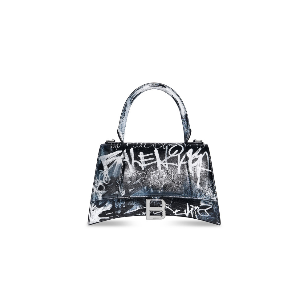 HOURGLASS SMALL HANDBAG GRAFFITI