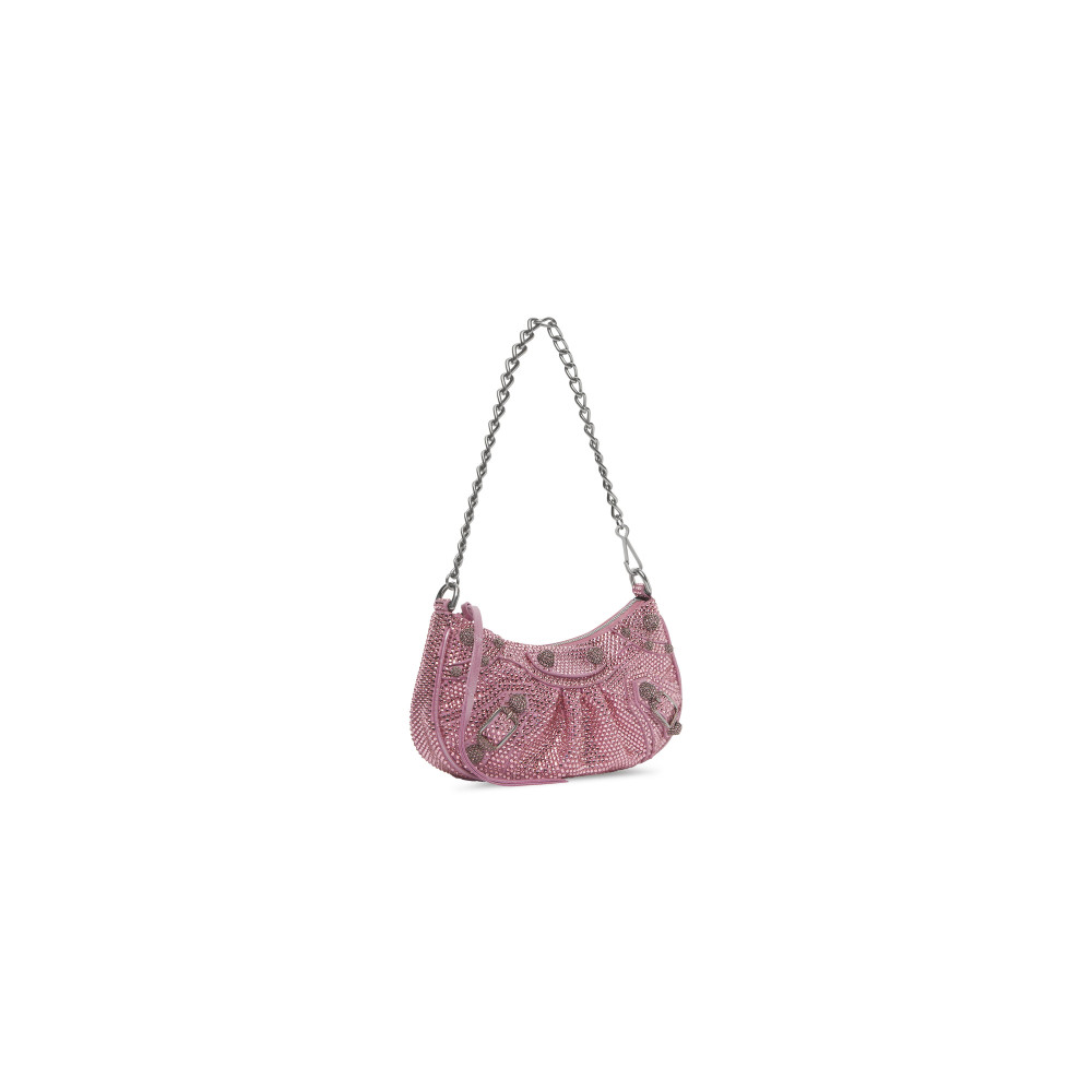 LE CAGOLE MINI BAG WITH CHAIN AND RHINESTONES LE CAGOLE MINI BAG WITH CHAIN AND RHINESTONES
