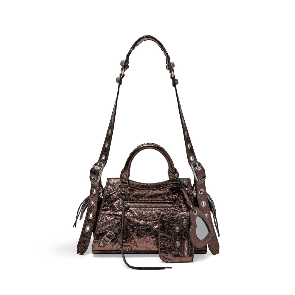 NEO CAGOLE XS HANDBAG METALLIZED