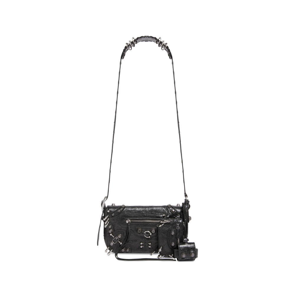 LE CAGOLE MEN XS FLAP BAG WITH PIERCINGS LE CAGOLE MEN XS FLAP BAG WITH PIERCINGS