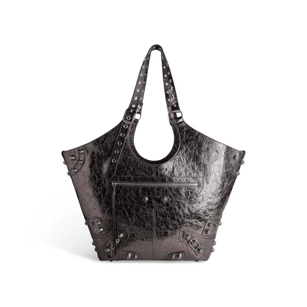 LE CAGOLE LARGE CARRY ALL BAG METALLIZED LE CAGOLE LARGE CARRY ALL BAG METALLIZED
