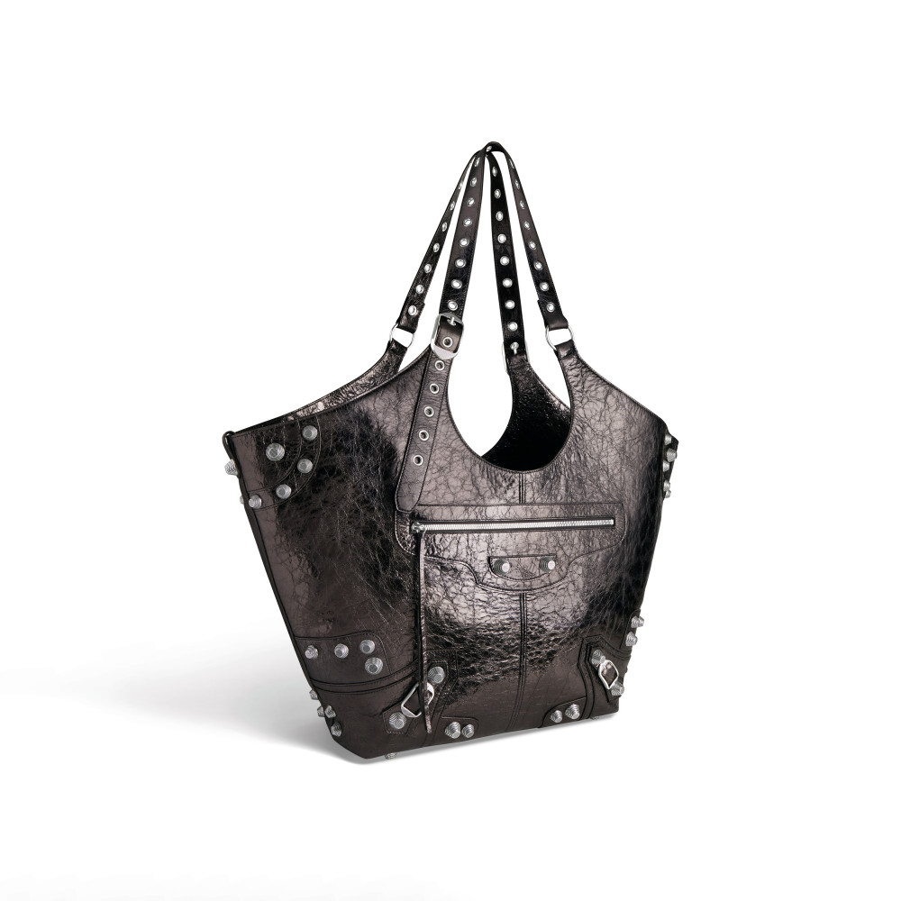 LE CAGOLE LARGE CARRY ALL BAG METALLIZED LE CAGOLE LARGE CARRY ALL BAG METALLIZED