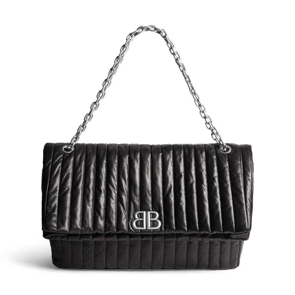 MONACO LARGE CHAIN BAG QUILTED MONACO LARGE CHAIN BAG QUILTED