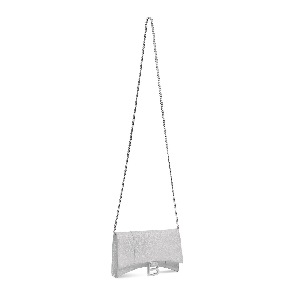 HOURGLASS XS WALLET ON CHAIN SPARKLING FABRIC HOURGLASS XS WALLET ON CHAIN SPARKLING FABRIC