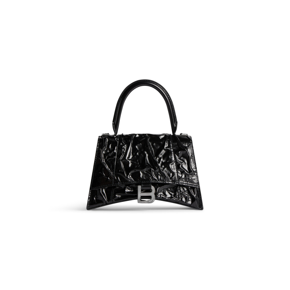 HOURGLASS SMALL HANDBAG CRUSHED EFFECT HOURGLASS SMALL HANDBAG CRUSHED EFFECT