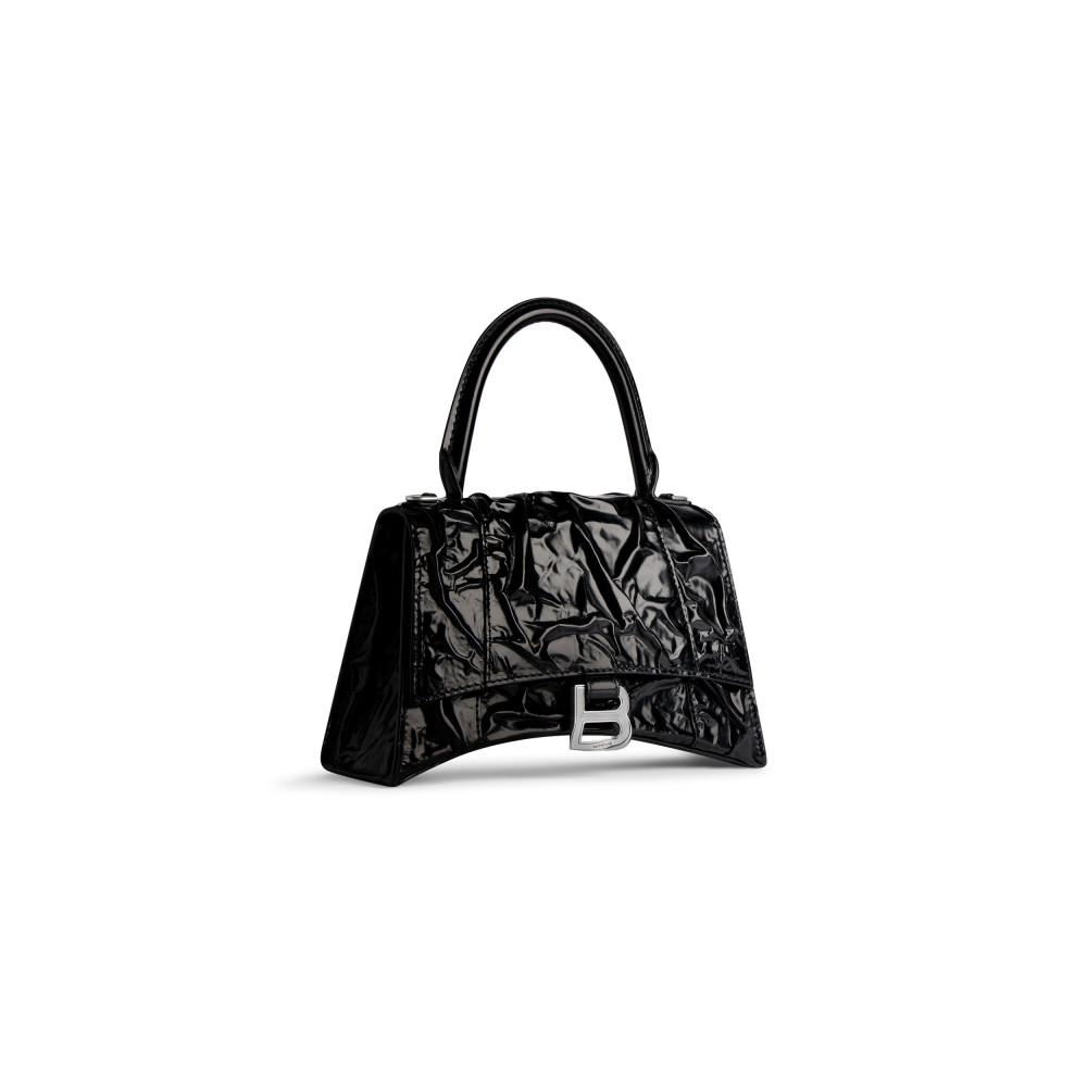 HOURGLASS SMALL HANDBAG CRUSHED EFFECT HOURGLASS SMALL HANDBAG CRUSHED EFFECT