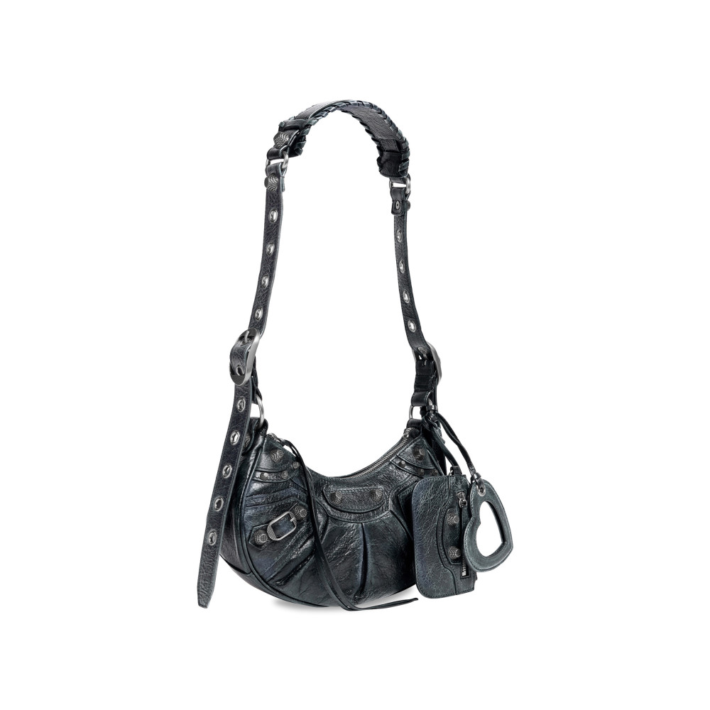 LE CAGOLE XS SHOULDER BAG DIRTY EFFECT LE CAGOLE XS SHOULDER BAG DIRTY EFFECT