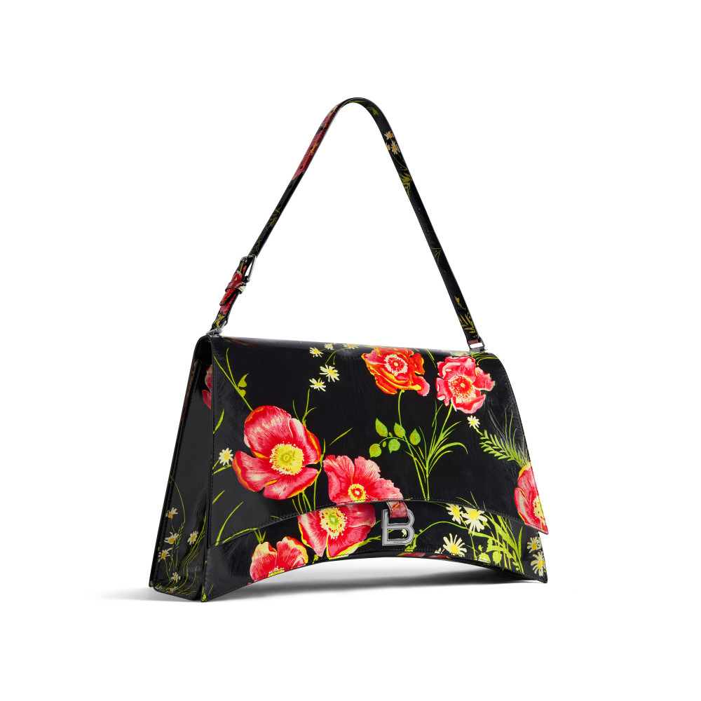 CRUSH LARGE SLING BAG WITH POPPY PRINT CRUSH LARGE SLING BAG WITH POPPY PRINT