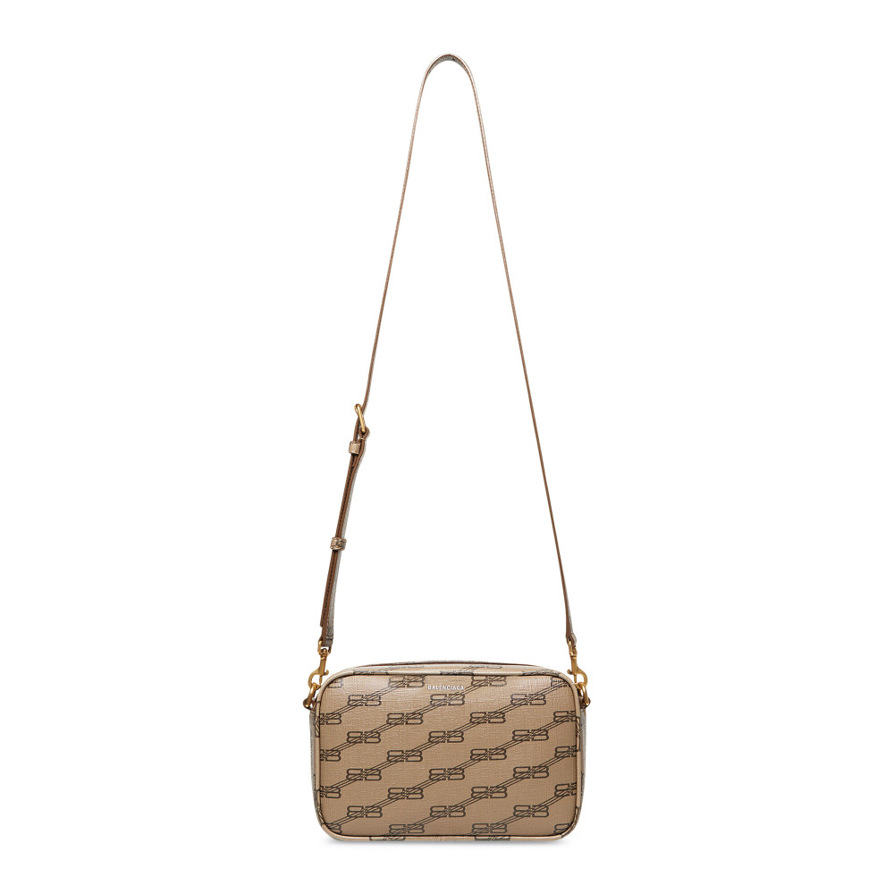 SIGNATURE SMALL CAMERA BAG BB MONOGRAM COATED CANVAS