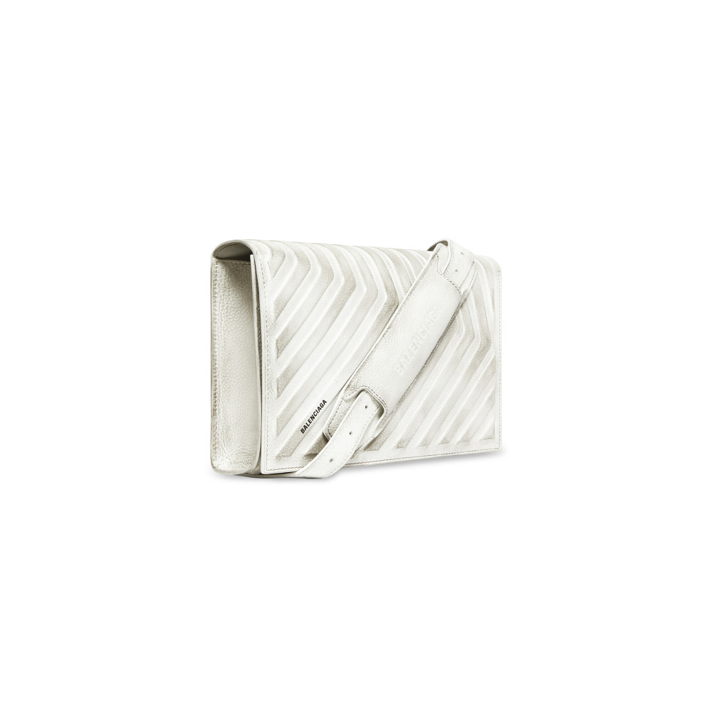 FLAP BAG WITH STRAP DIRTY EFFECT FLAP BAG WITH STRAP DIRTY EFFECT