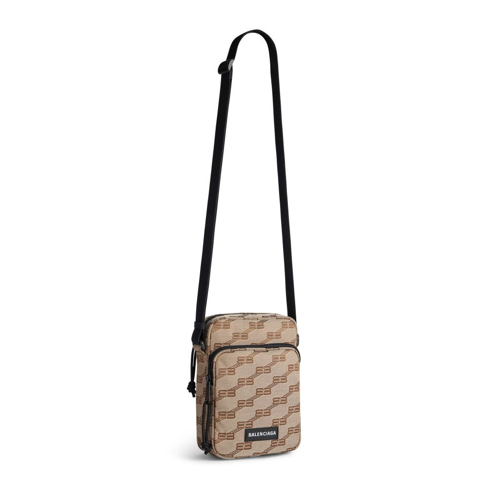 SIGNATURE CROSSBODY MESSENGER BAG BB MONOGRAM JACQUARD CANVAS SIGNATURE CROSSBODY MESSENGER BAG BB MONOGRAM JACQUARD CANVAS