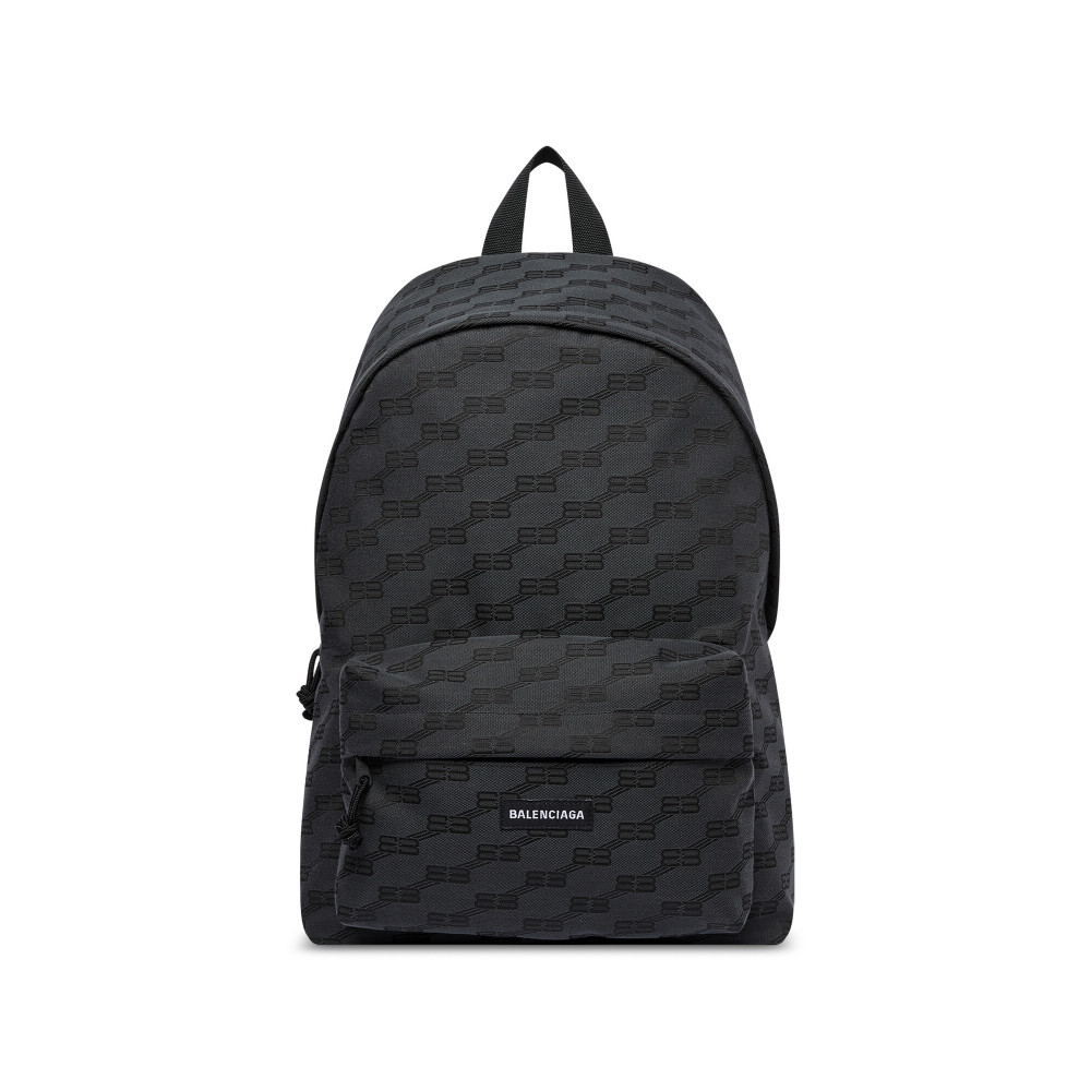 SIGNATURE MEDIUM BACKPACK BB MONOGRAM JACQUARD CANVAS