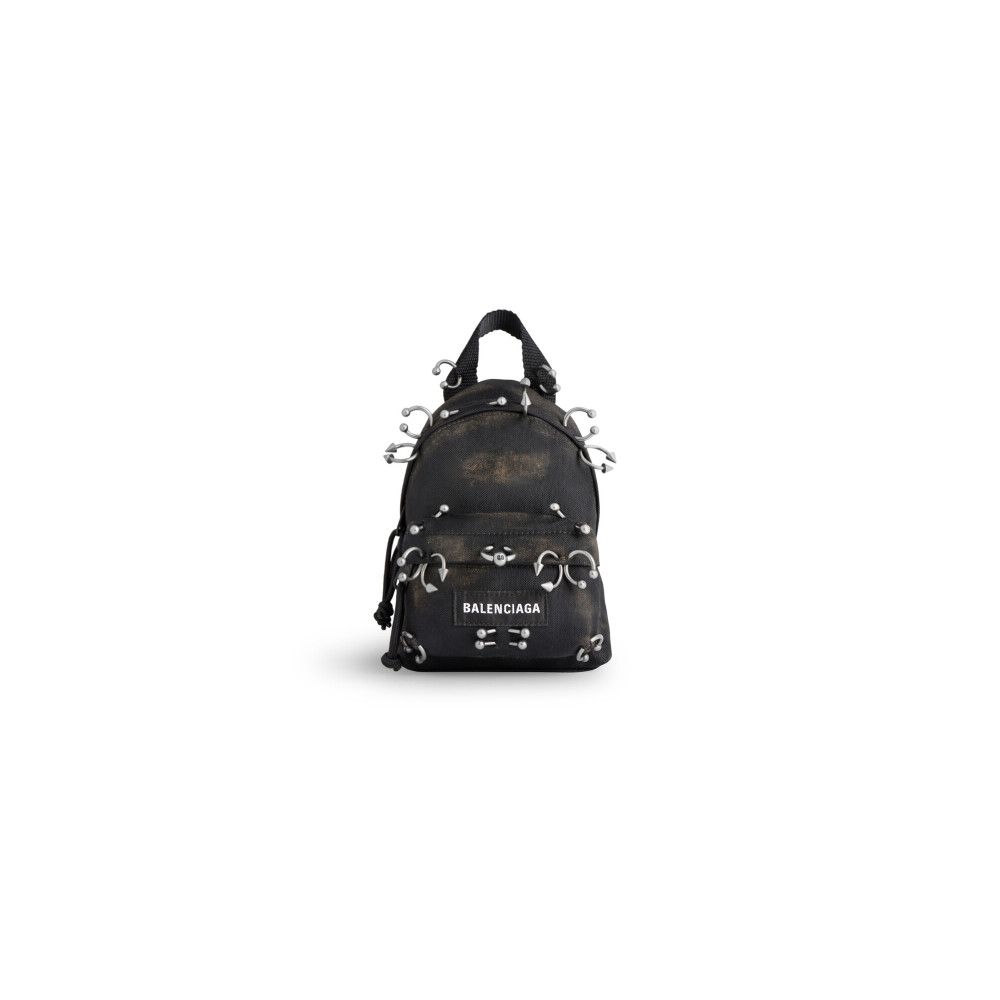 EXPLORER MINI BACKPACK WITH PIERCINGS EXPLORER MINI BACKPACK WITH PIERCINGS