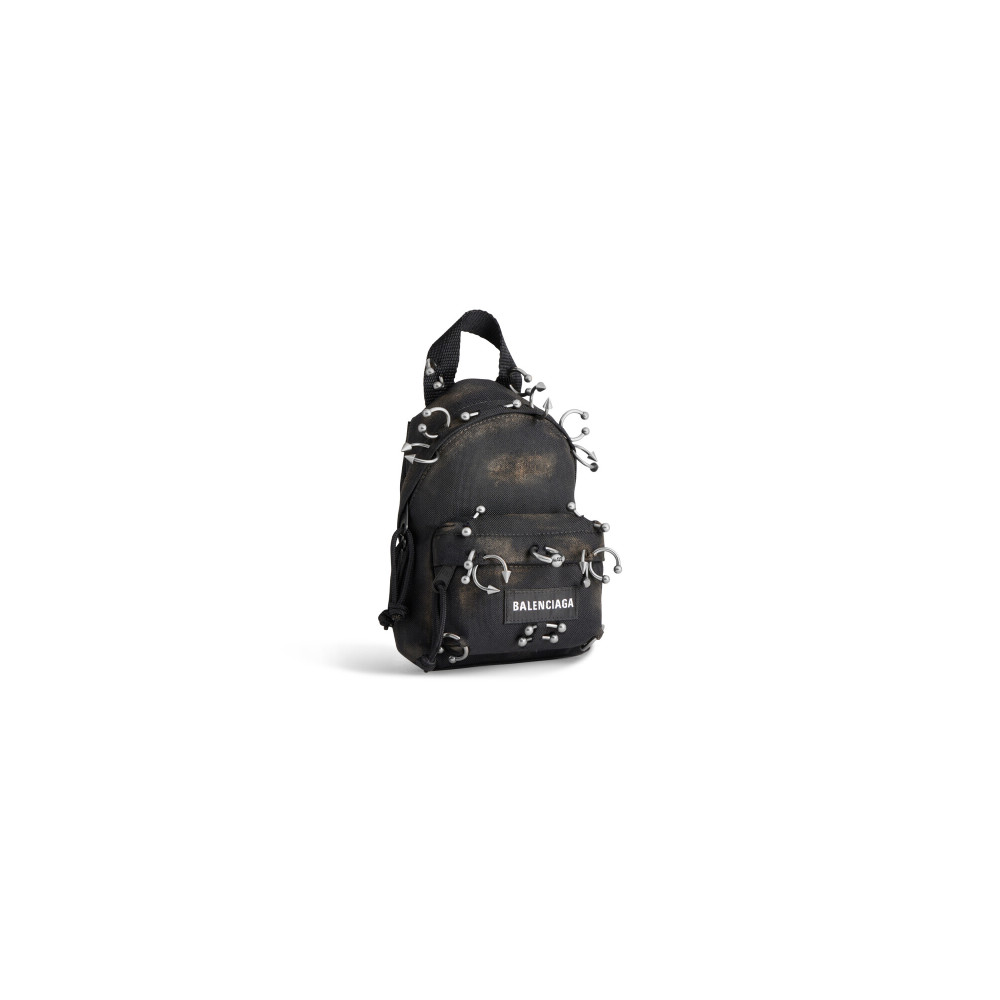 EXPLORER MINI BACKPACK WITH PIERCINGS EXPLORER MINI BACKPACK WITH PIERCINGS