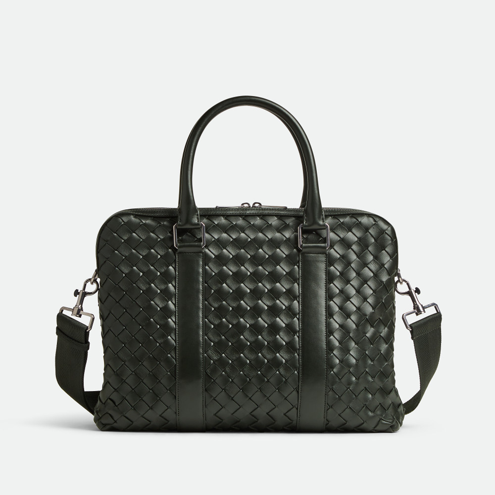 Slim Intrecciato Briefcase Slim Intrecciato Briefcase