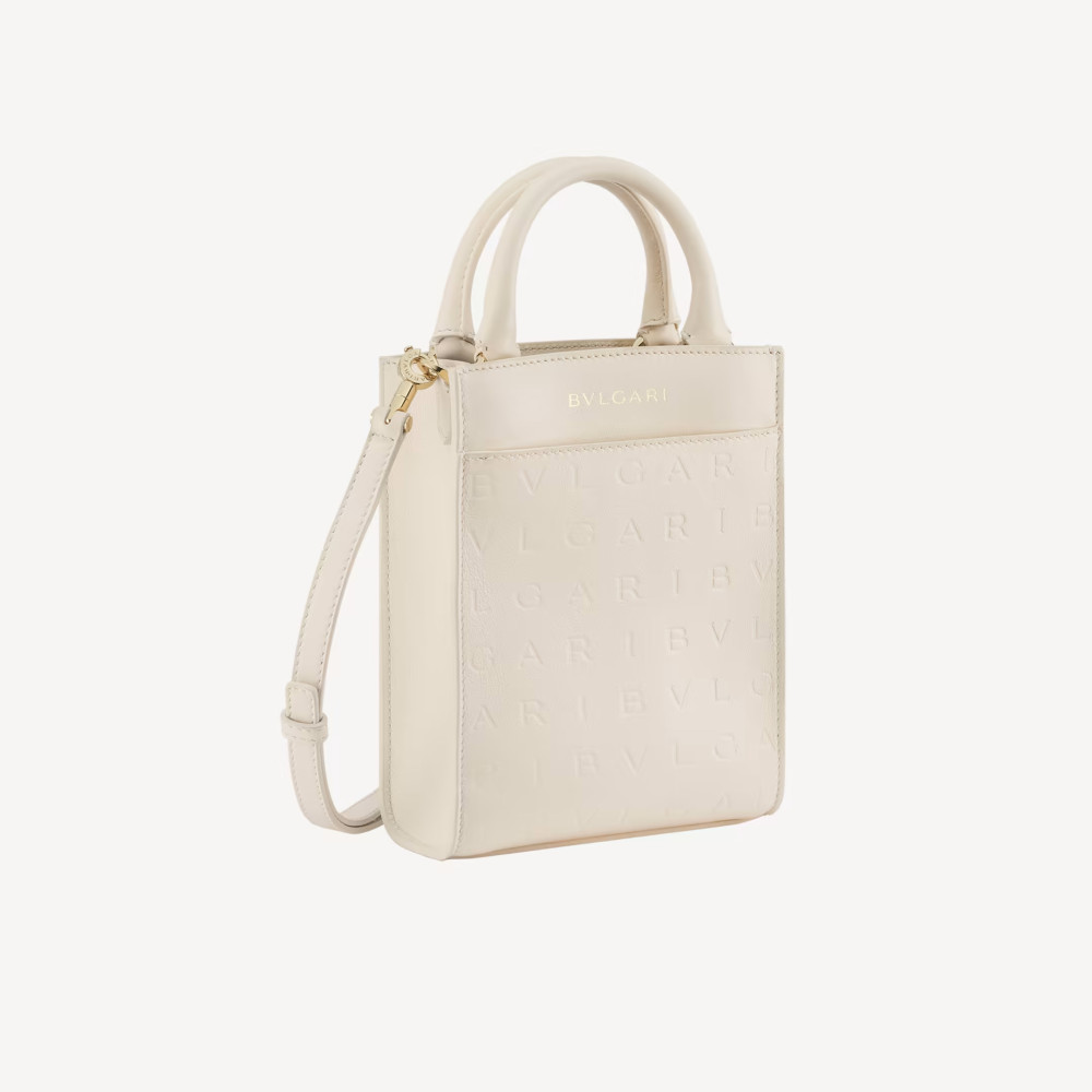 BVLGARI LOGO INFINITUM MINI TOTE BVLGARI LOGO INFINITUM MINI TOTE
