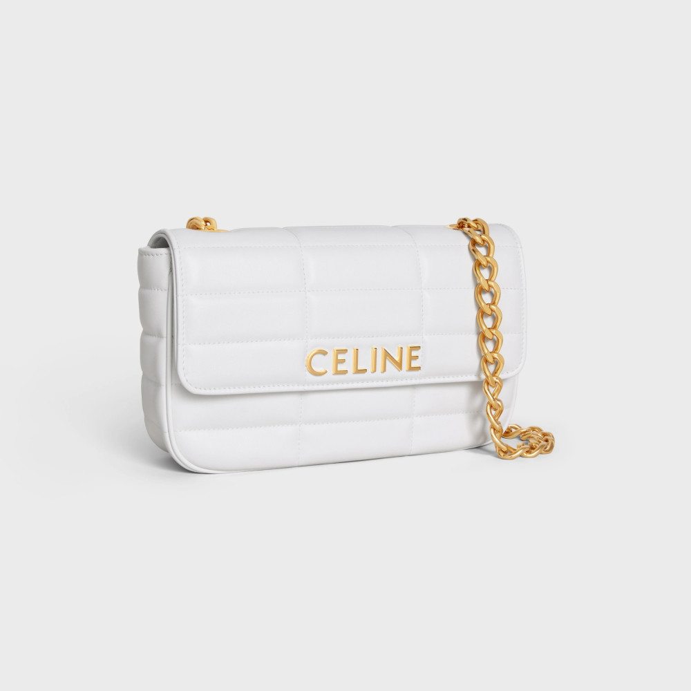 CHAIN SHOULDER BAG MATELASSE MONOCHROME CELINE