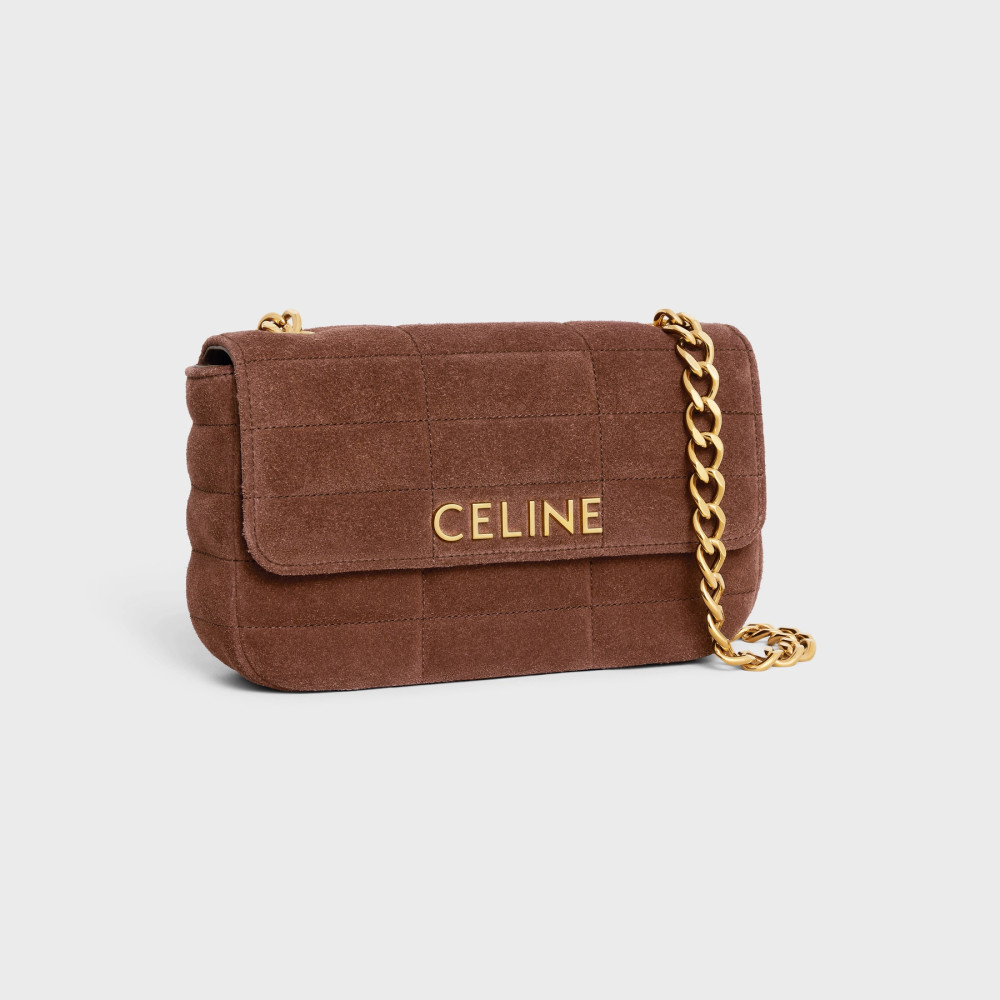 CHAIN SHOULDER BAG MATELASSE MONOCHROME CELINE CHAIN SHOULDER BAG MATELASSE MONOCHROME CELINE