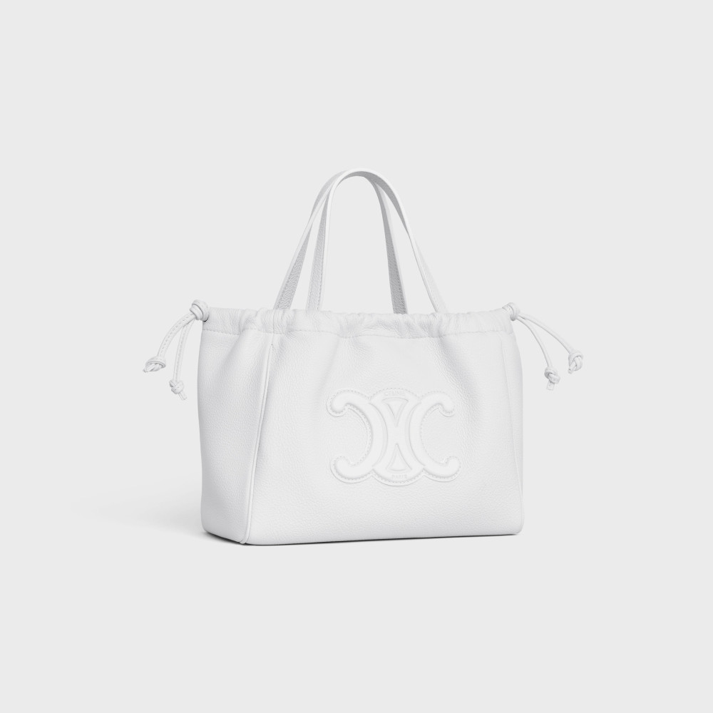 SMALL CABAS DRAWSTRING CUIR TRIOMPHE