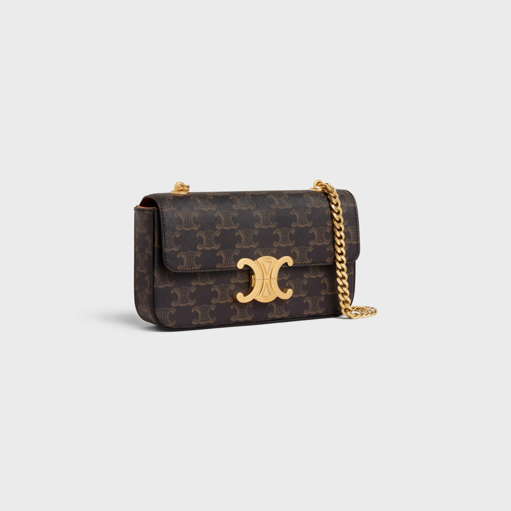 TRIOMPHE CHAIN SHOULDER BAG TRIOMPHE CHAIN SHOULDER BAG