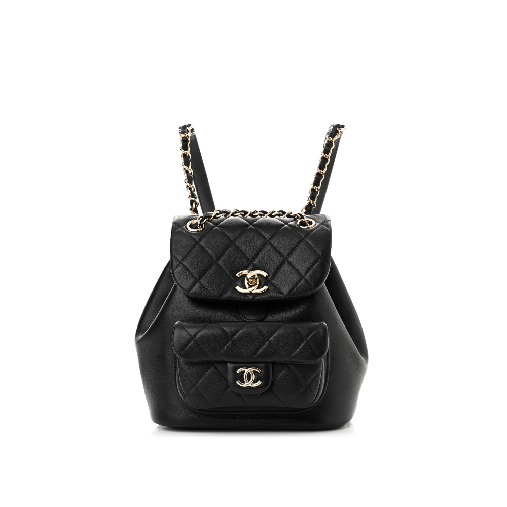 CHANEL SMALL DUMA DRAWSTRING BACKPACK BAG