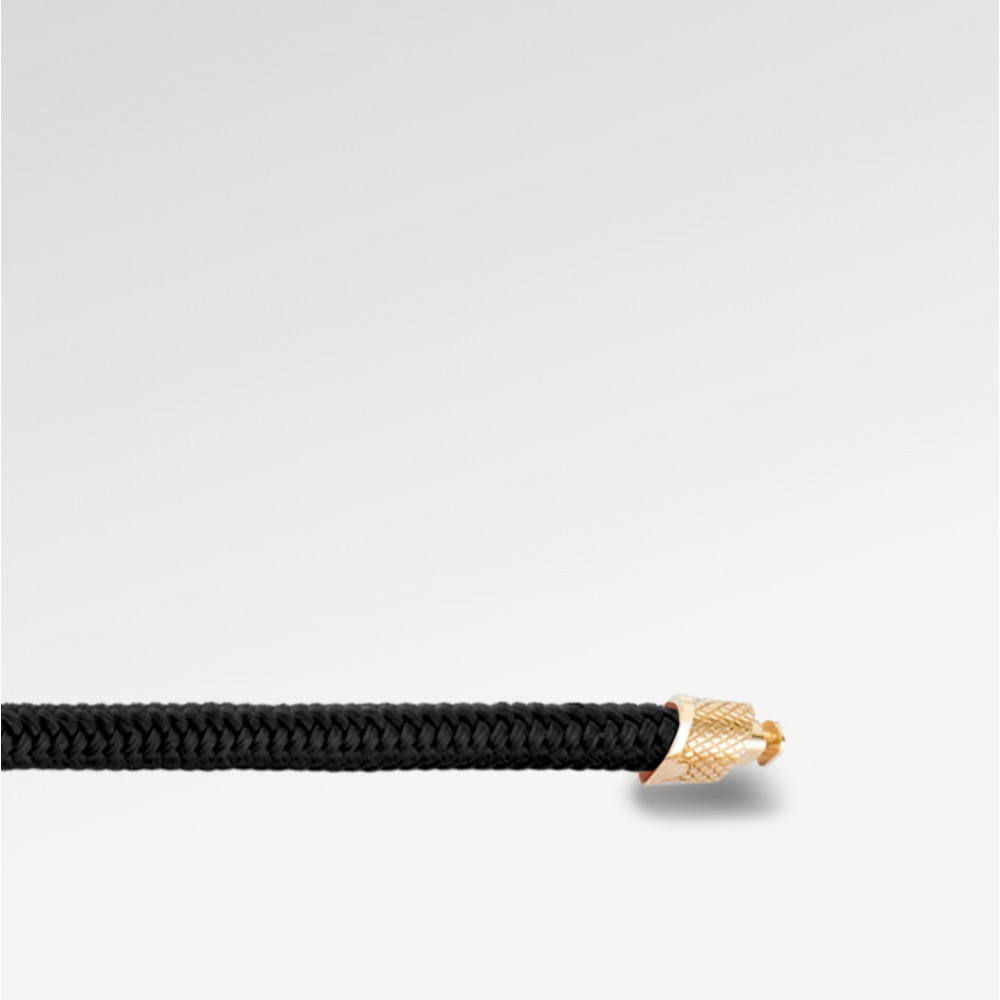LV Volt Upside Down Play Large Cord Bracelet, Yellow Gold LV Volt Upside Down Play Large Cord Bracelet, Yellow Gold
