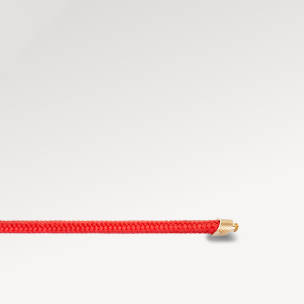 LV Volt Upside Down Play Small Cord Bracelet, Yellow Gold LV Volt Upside Down Play Small Cord Bracelet, Yellow Gold