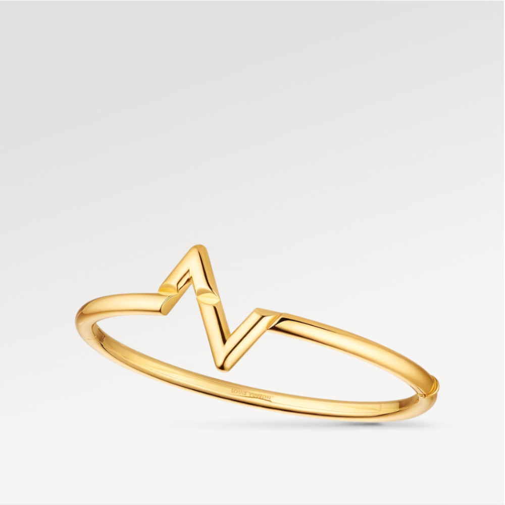 LV Volt Upside Down Bracelet, Yellow Gold LV Volt Upside Down Bracelet, Yellow Gold