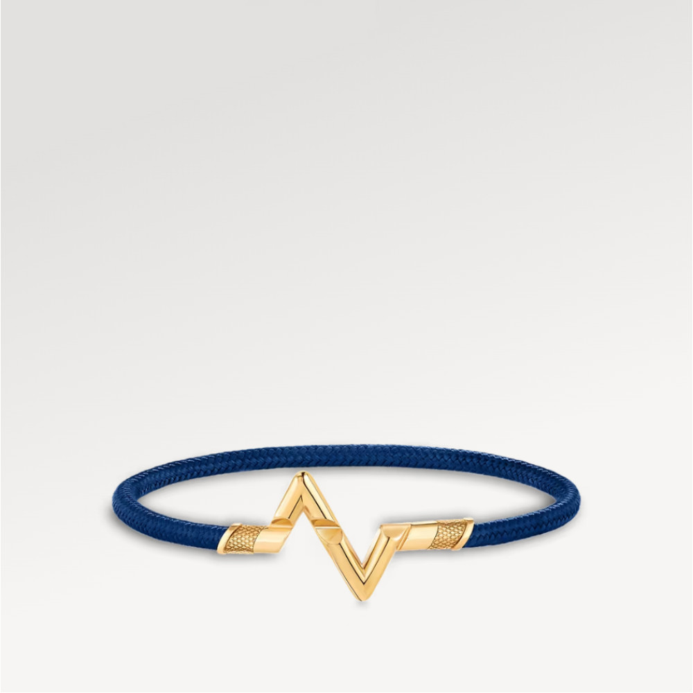 LV Volt Upside Down Play Large Bracelet, Yellow Gold LV Volt Upside Down Play Large Bracelet, Yellow Gold