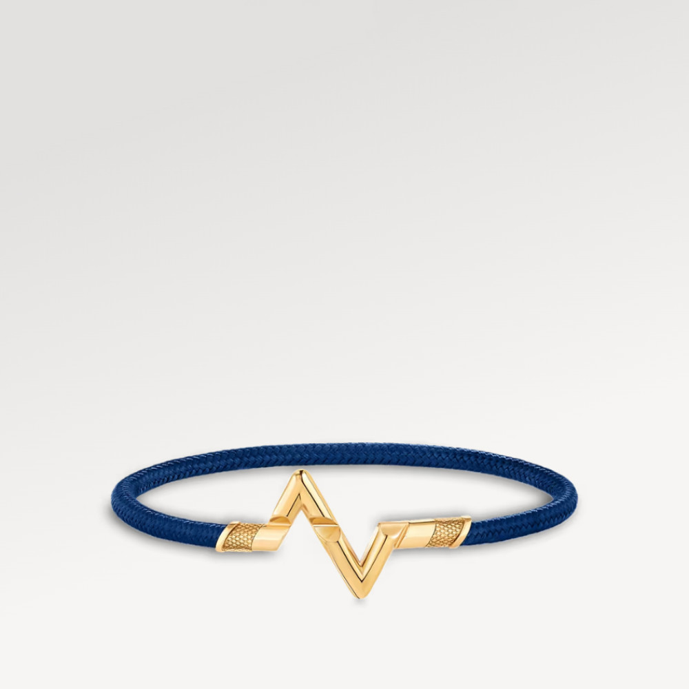 LV Volt Upside Down Play Large Bracelet, Yellow Gold LV Volt Upside Down Play Large Bracelet, Yellow Gold