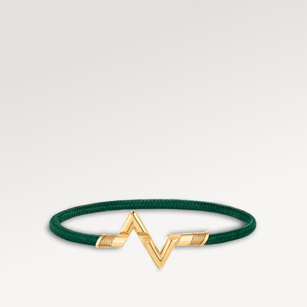 LV Volt Upside Down Play Large Bracelet, Yellow Gold LV Volt Upside Down Play Large Bracelet, Yellow Gold