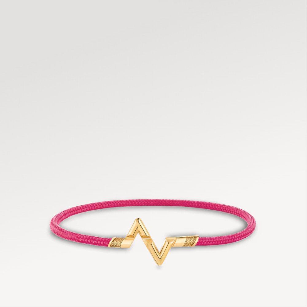 LV Volt Upside Down Play Small Bracelet, Yellow Gold LV Volt Upside Down Play Small Bracelet, Yellow Gold