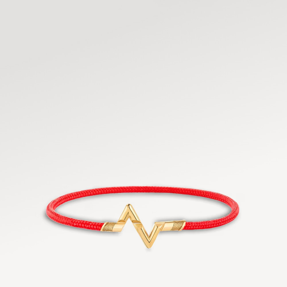 LV Volt Upside Down Play Small Bracelet, Yellow Gold LV Volt Upside Down Play Small Bracelet, Yellow Gold