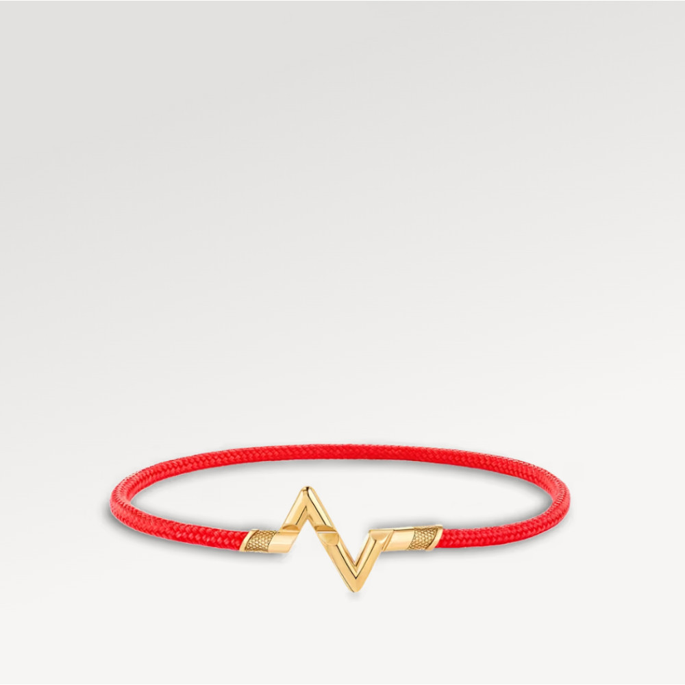 LV Volt Upside Down Play Small Bracelet, Yellow Gold LV Volt Upside Down Play Small Bracelet, Yellow Gold
